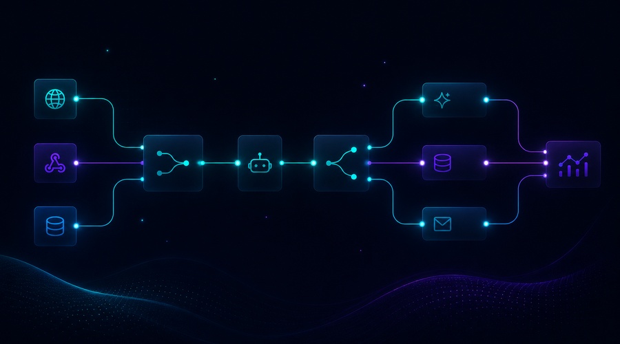 بطاقة مسار n8n Workflows